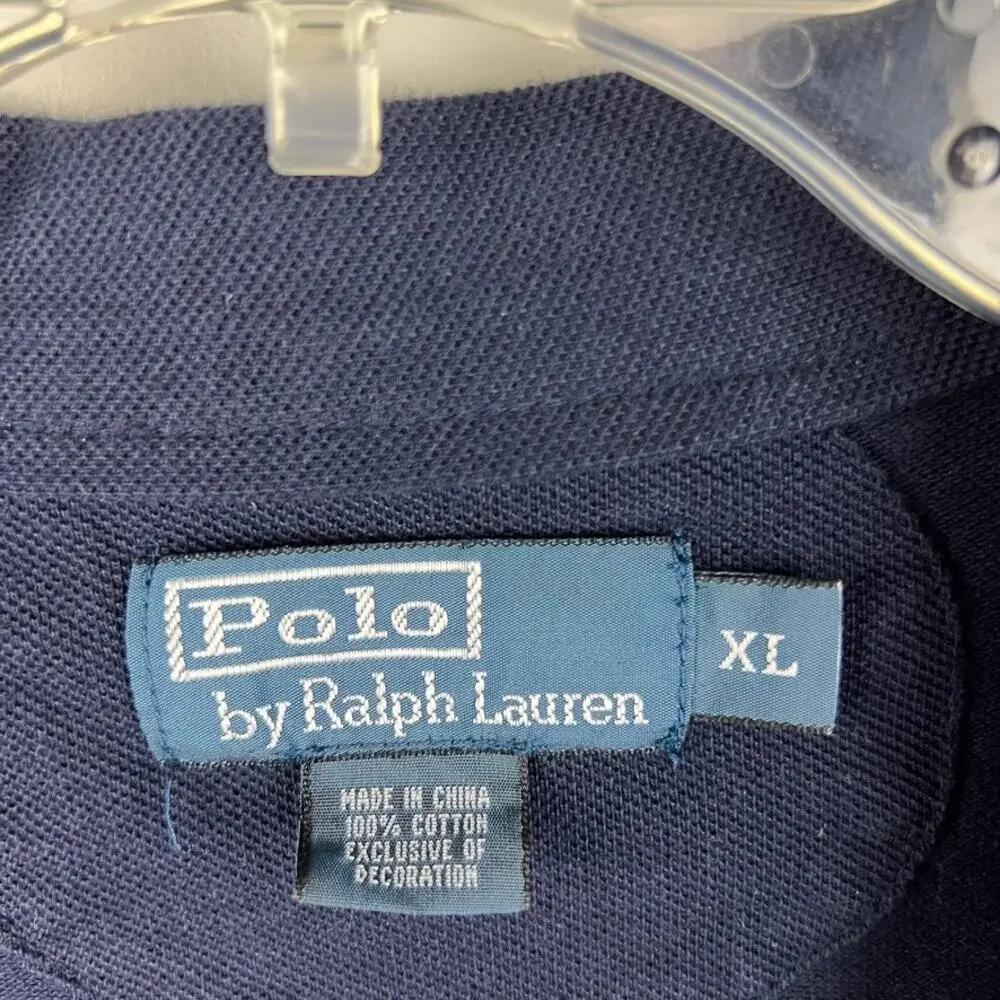 Polo By Ralph Lauren Cotton Mesh V-Neck Cardigan Size XL